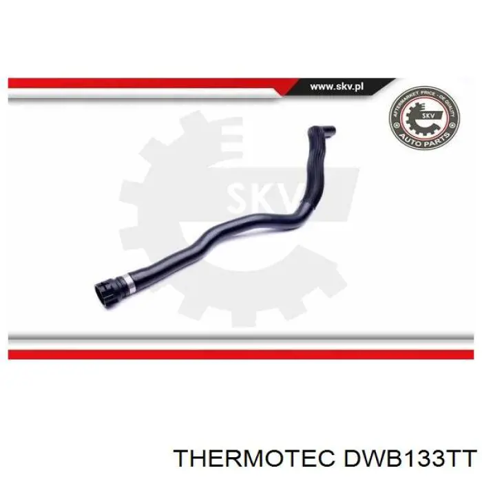 Шланг радіатора опалювача/пічки, обратка DWB133TT Thermotec