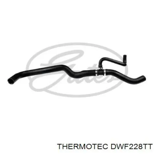 Шланг/патрубок радіатора охолодження, нижній DWF228TT Thermotec