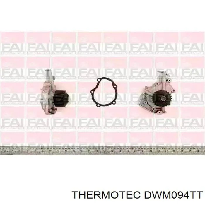 DWM094TT Thermotec шланг/патрубок радіатора охолодження, верхній