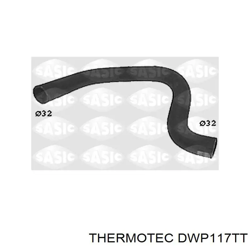 DWP117TT Thermotec Патрубок системи охолодження