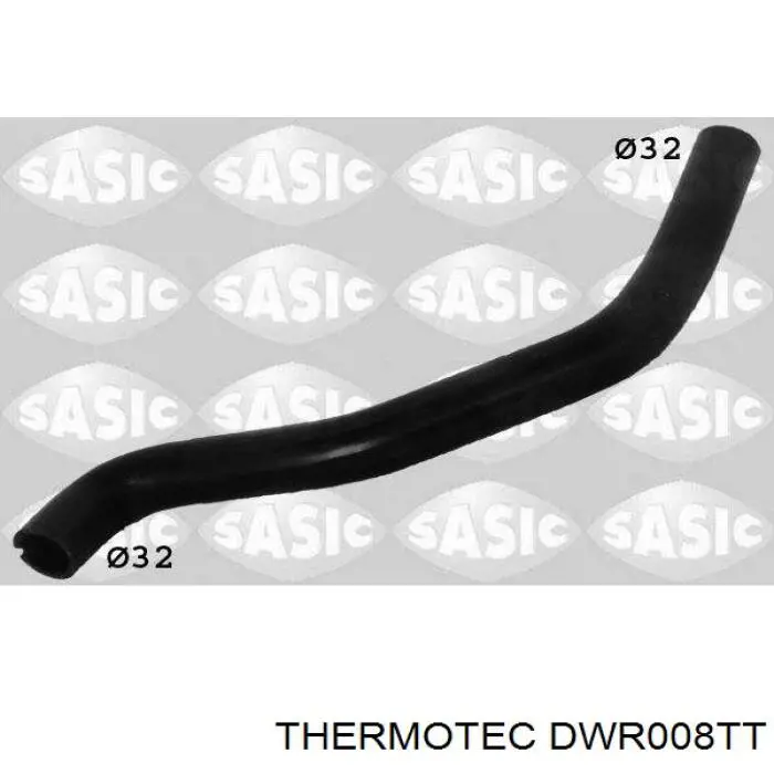 DWR008TT Thermotec шланг розширювального бачка, верхній