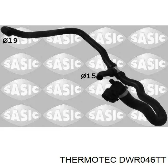 Шланг розширювального бачка, нижній Thermotec DWR046TT ціна, від 6.41 USD