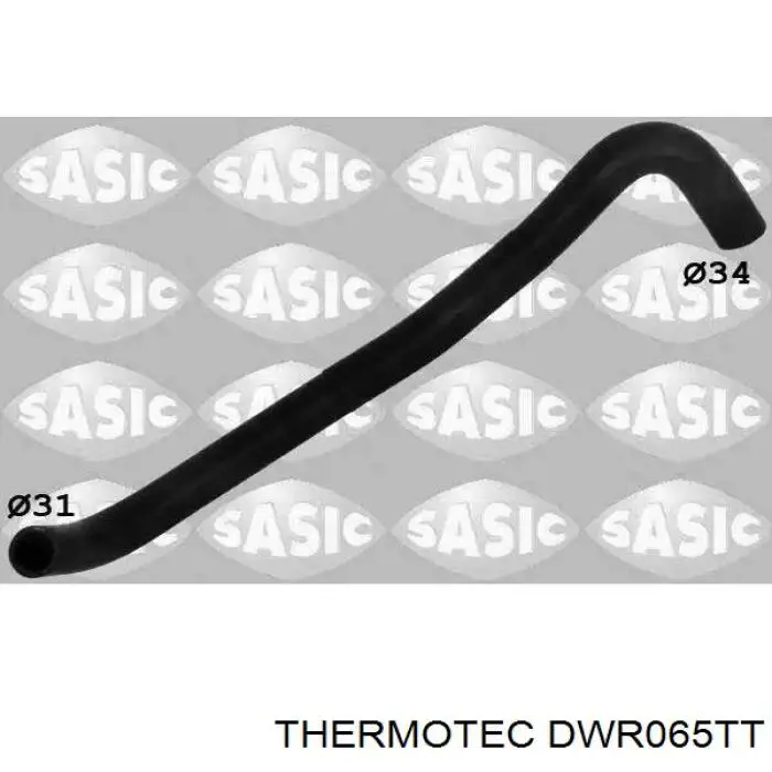 Шланг/патрубок радіатора охолодження, нижній DWR065TT Thermotec