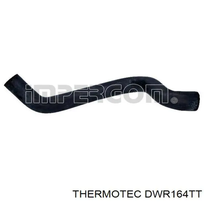 DWR164TT Thermotec Шланг/патрубок радіатора охолодження, нижній