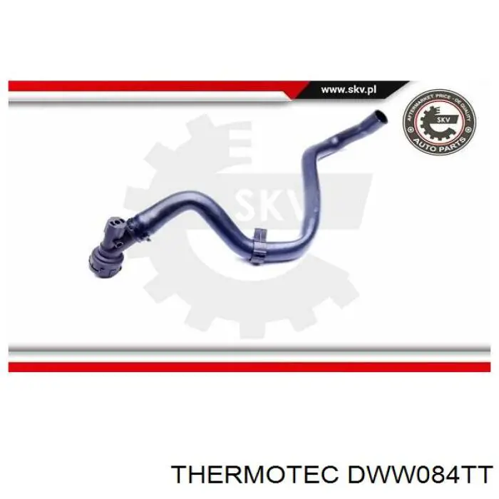 Купити DWW084TT Thermotec Шланг/патрубок радіатора охолодження, нижній