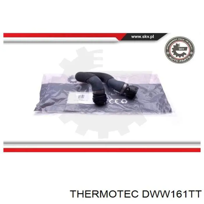 Шланг/патрубок радіатора охолодження, верхній Thermotec DWW161TT ціна, від 28.98 USD