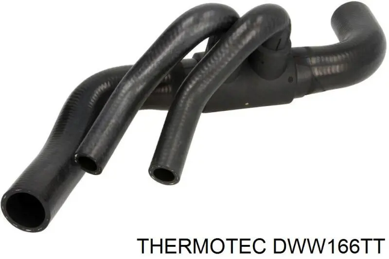 Шланг/патрубок радіатора охолодження, верхній DWW166TT Thermotec