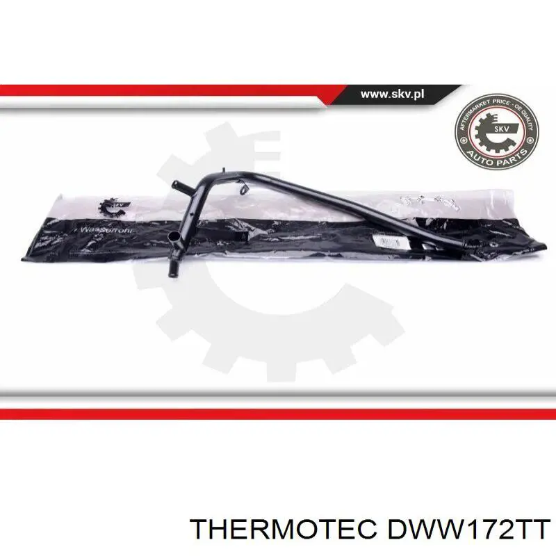 Шланг/патрубок радіатора охолодження, верхній DWW172TT Thermotec