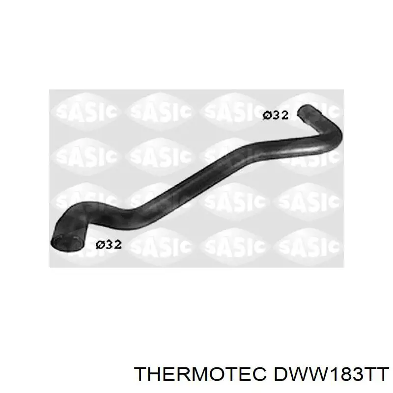 Купити DWW183TT Thermotec Шланг розширювального бачка, верхній