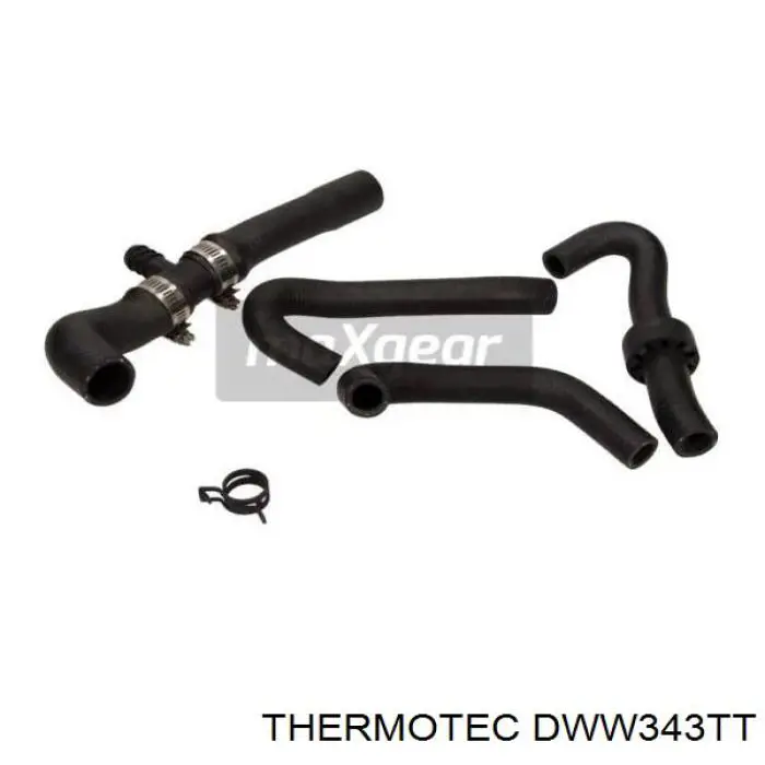 Шланг радіатора опалювача/пічки, подача Thermotec DWW343TT ціна, від 11.34 USD