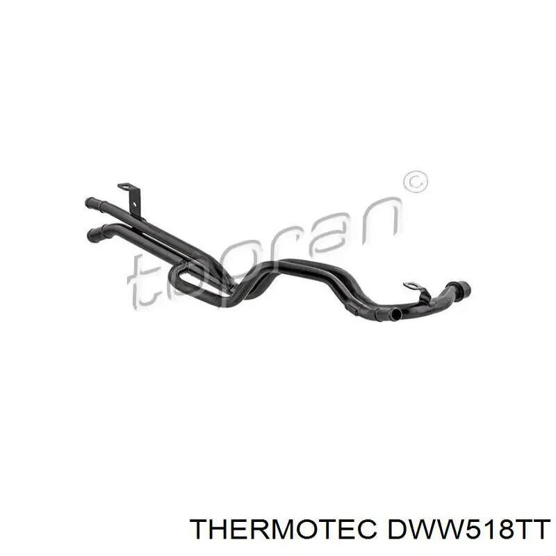 DWW518TT Thermotec Шланг/патрубок радіатора охолодження, нижній