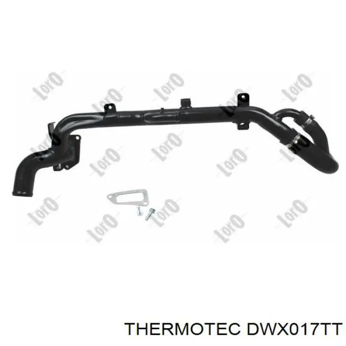 DWX017TT Thermotec шланг/патрубок радіатора охолодження, верхній
