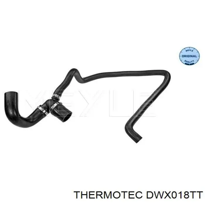 Шланг/патрубок радіатора охолодження, нижній Thermotec DWX018TT ціна, від 21.26 USD