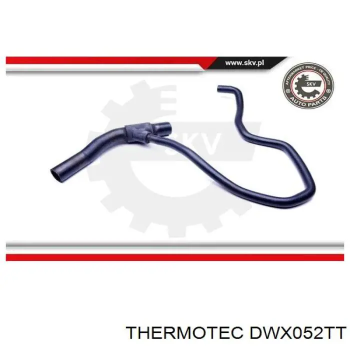 Шланг/патрубок радіатора охолодження, нижній Thermotec DWX052TT ціна, від 17.20 USD