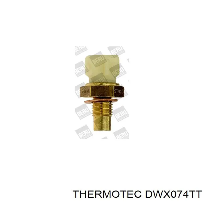 DWX074TT Thermotec шланг/патрубок радіатора охолодження, нижній