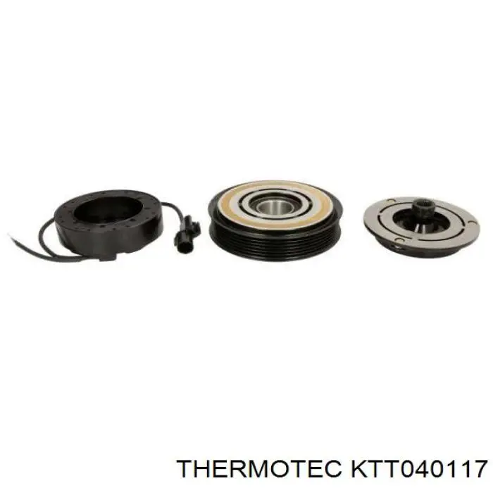 Шків компресора кондиціонера Thermotec KTT040117 ціна, від 87.53 USD