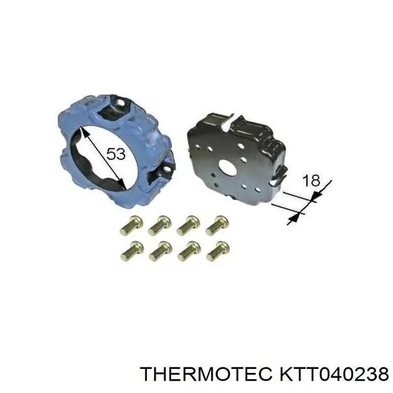 Шків компресора кондиціонера Thermotec KTT040238