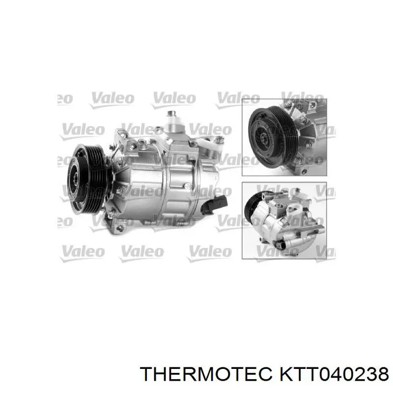 Шків компресора кондиціонера Thermotec KTT040238 ціна, від 80.56 USD