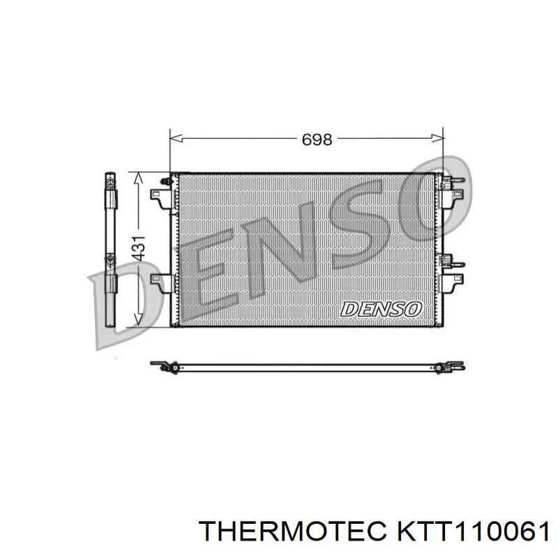 Радіатор кондиціонера KTT110061 Thermotec