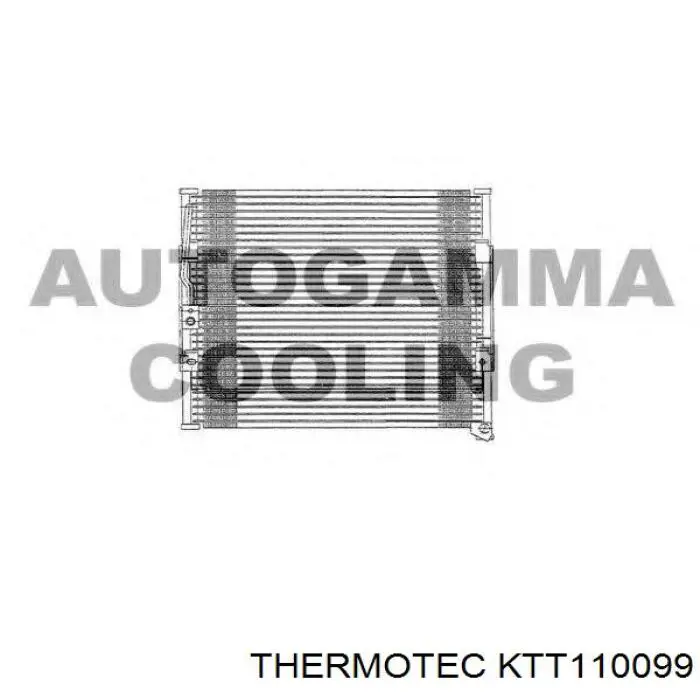 Конденсатор кондиціонера Thermotec KTT110099 ціна, від 59.21 USD