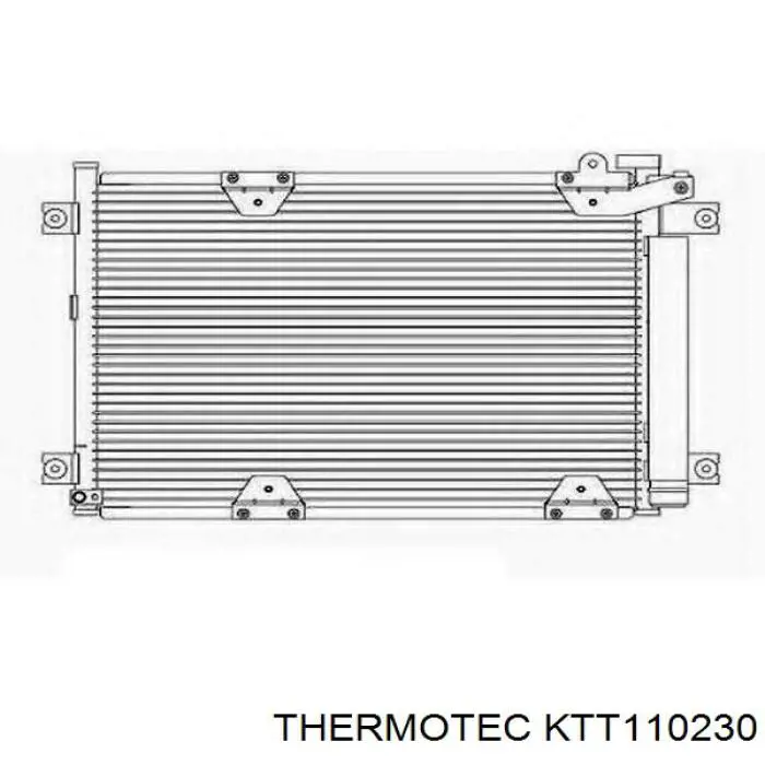 Радіатор кондиціонера 7800629 Kamoka