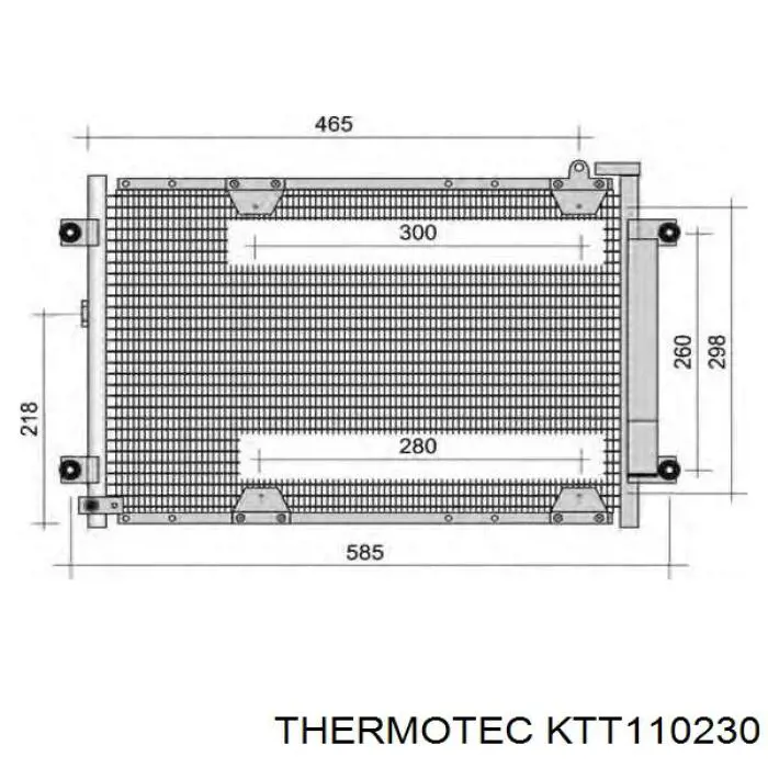 Конденсатор кондиціонера Kamoka 7800629 ціна, від 77.13 USD