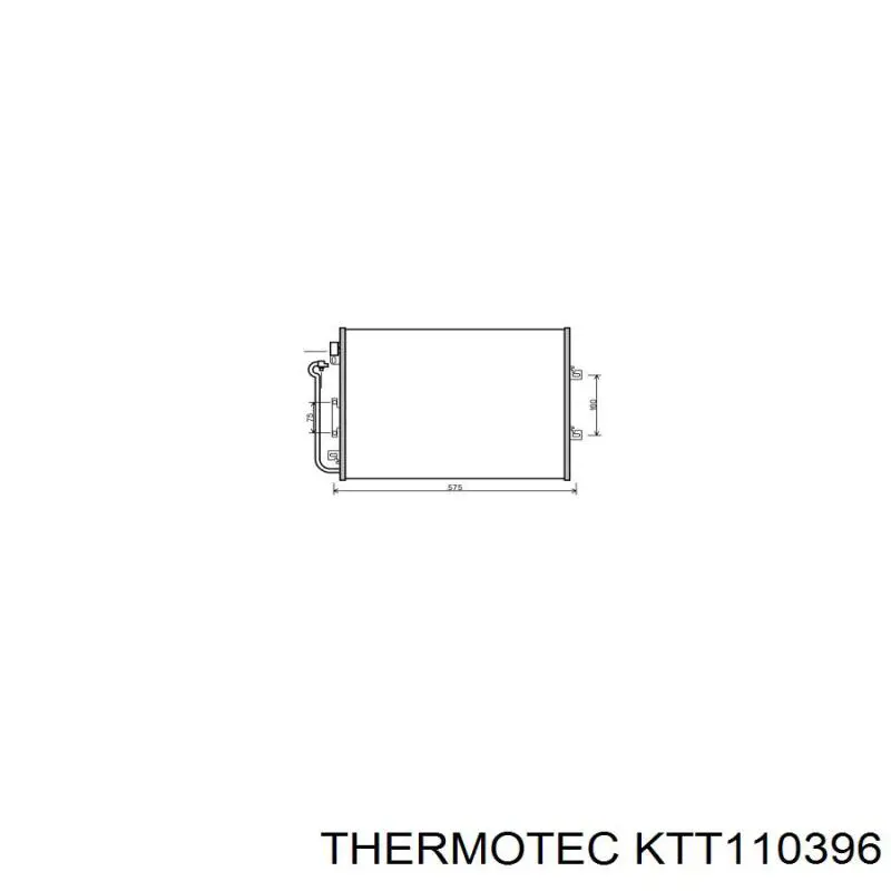 Конденсатор кондиціонера Kamoka 7800291 ціна, від 80.52 USD