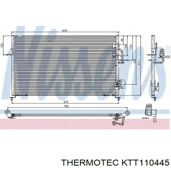 Конденсатор кондиціонера Polcar 4331K8B2 ціна, від 92.92 USD
