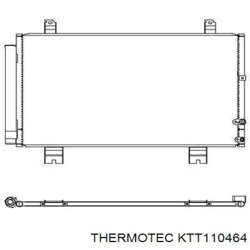 Радіатор кондиціонера KTT110464 Thermotec