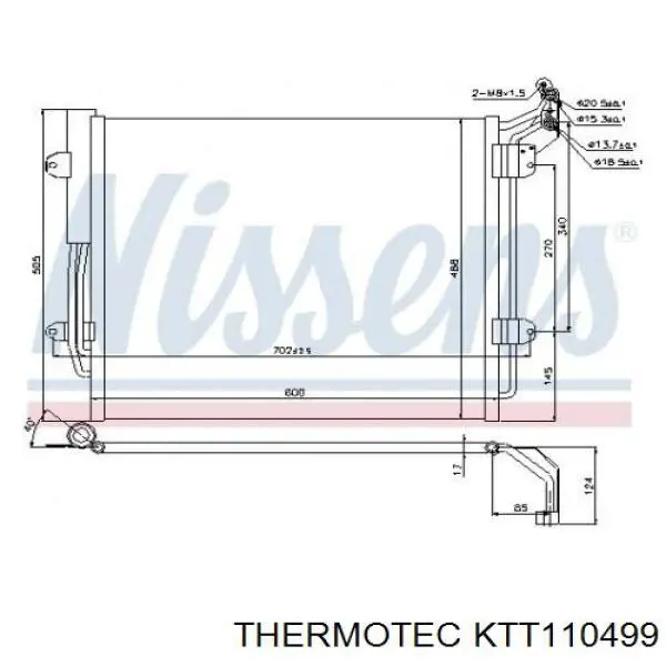 814157 VALEO Конденсатор