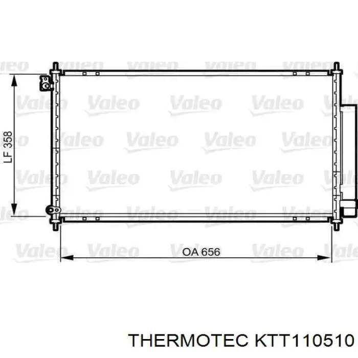 Радіатор охолодження кондиціонера Hart 619505