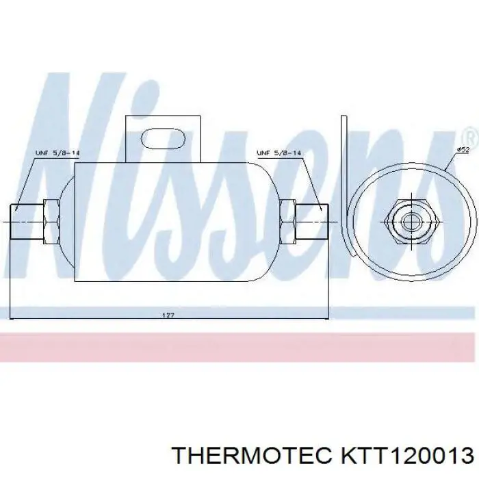 Купити KTT120013 Thermotec Ресивер-осушувач кондиціонера