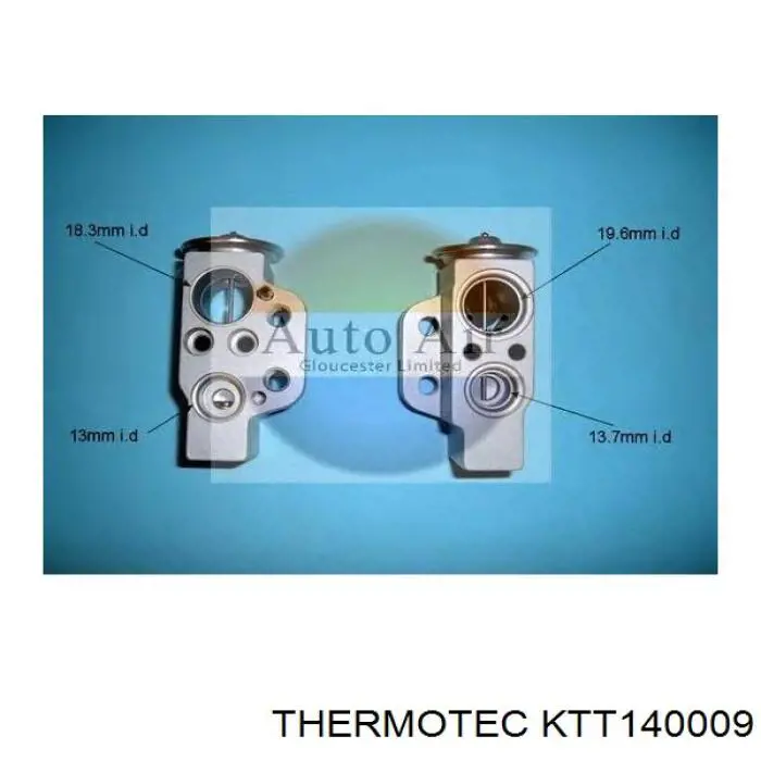Клапан TRV, кондиціонера Thermotec KTT140009