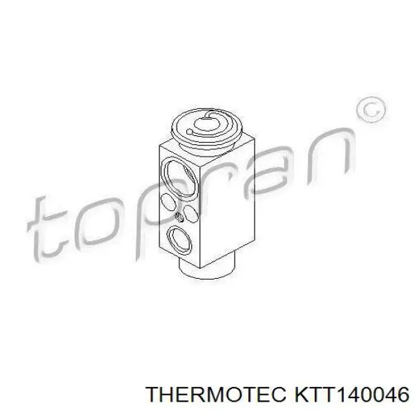 KTT140046 Thermotec клапан trv, кондиціонера