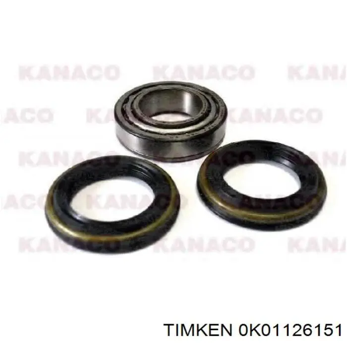 Підшипник задньої ступиці 0K01126151 Timken