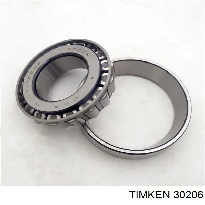 Підшипник проміжного вала КПП Timken 30206 ціна, від 9.63 USD