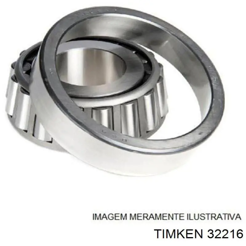 Підшипник маточини задньої, внутрішній 32216 Timken