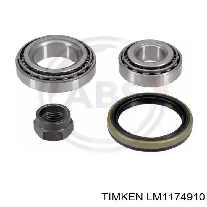 Підшипник задньої маточини зовнішній Toyota 9036817017 ціна, від 5.07 USD