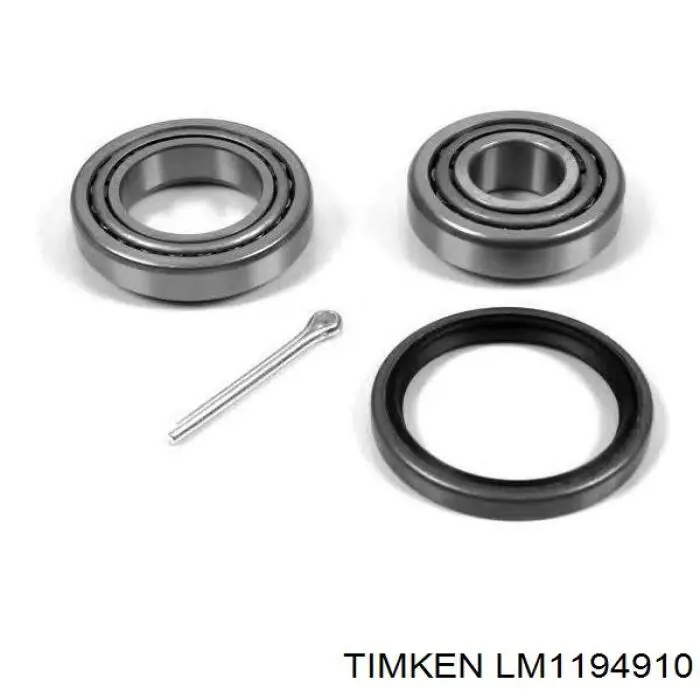 Підшипник маточини передньої, зовнішній LM11949 SKF