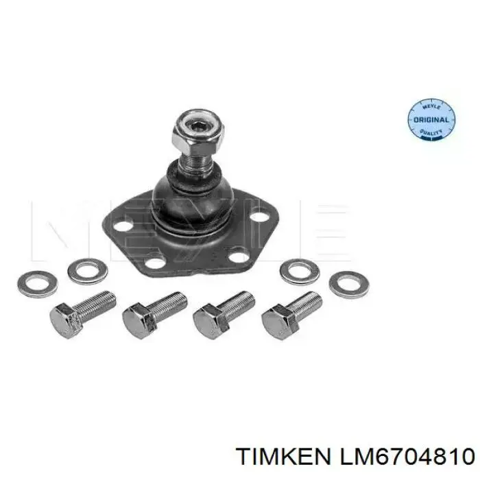 Підшипник маточини передньої, внутрішній LM6704810 Timken