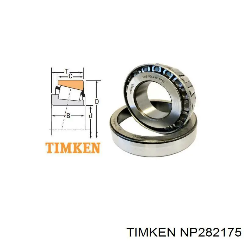 Купити NP282175 Timken 