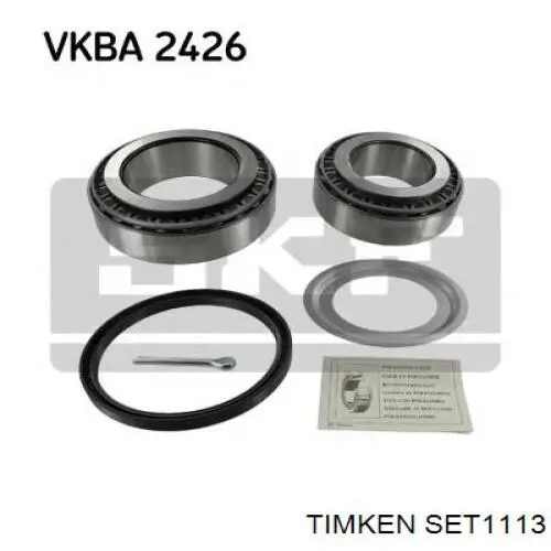 Підшипник ступиці передній, внутрішній Timken SET1113 ціна, від 34.67 USD