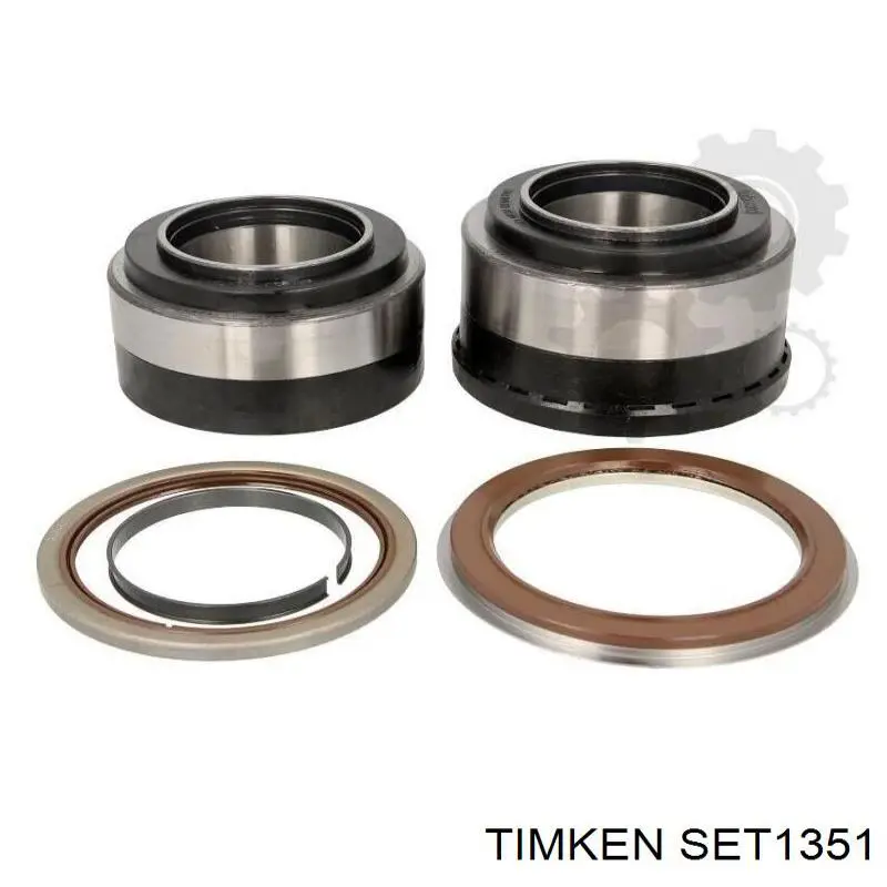Комплект підшипник маточини передньої Timken SET2351 ціна, від 295.61 USD