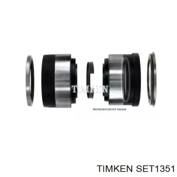 SET2351 Timken Підшипник маточини передньої
