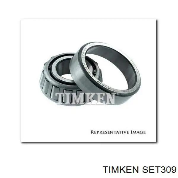 SET309 Timken Підшипник хвостовика заднього моста, напужний
