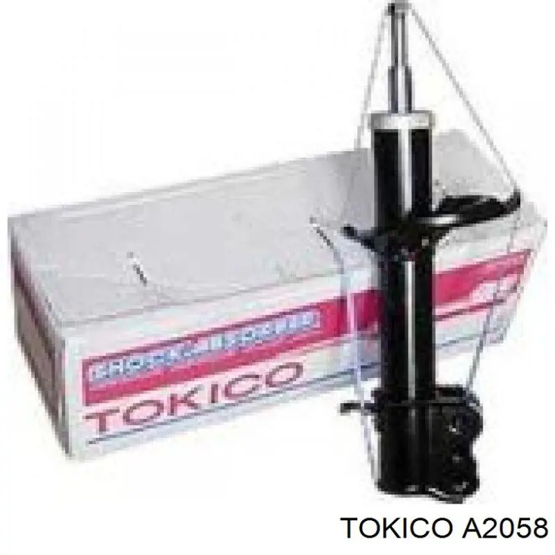 A2058 Tokico амортизатор передній, правий