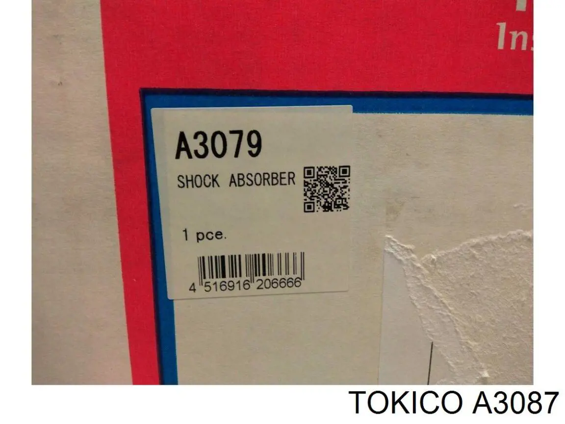 Купити A3087 Tokico Амортизатора передній лівий