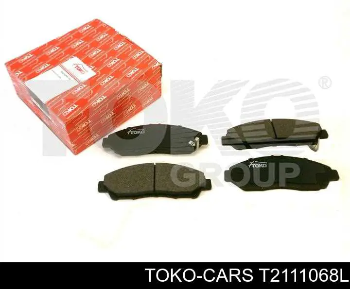 Гальмівні колодки Toko cars T2111068L ціна, від 23.30 USD