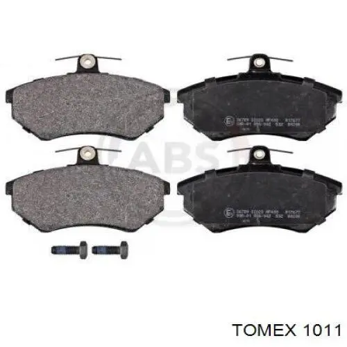 1011 Tomex Передні гальмівні колодки