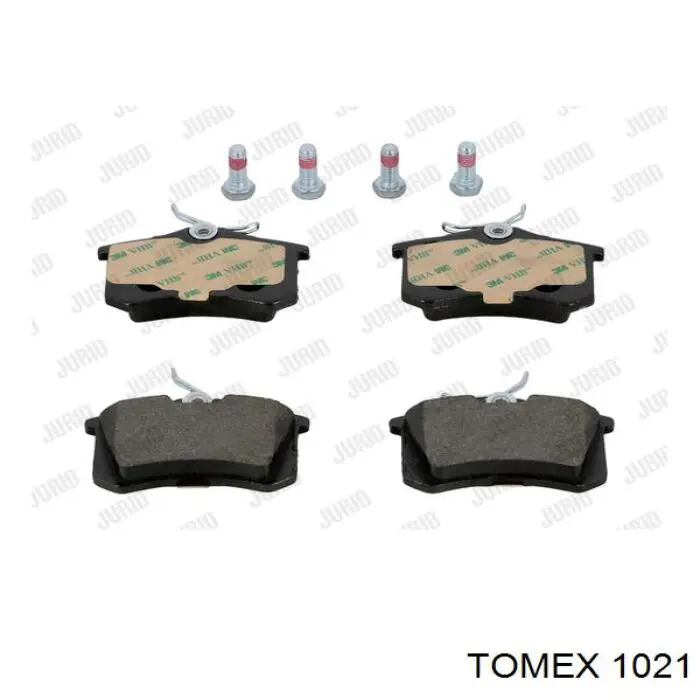 Гальмівні колодки Tomex 1021 ціна, від 15.69 USD